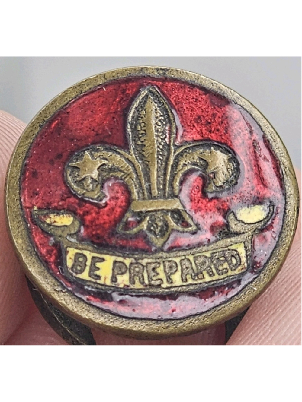Boy Scouts Assistant Scoutmaster 1909 Pattern Lapel Badge No Stars